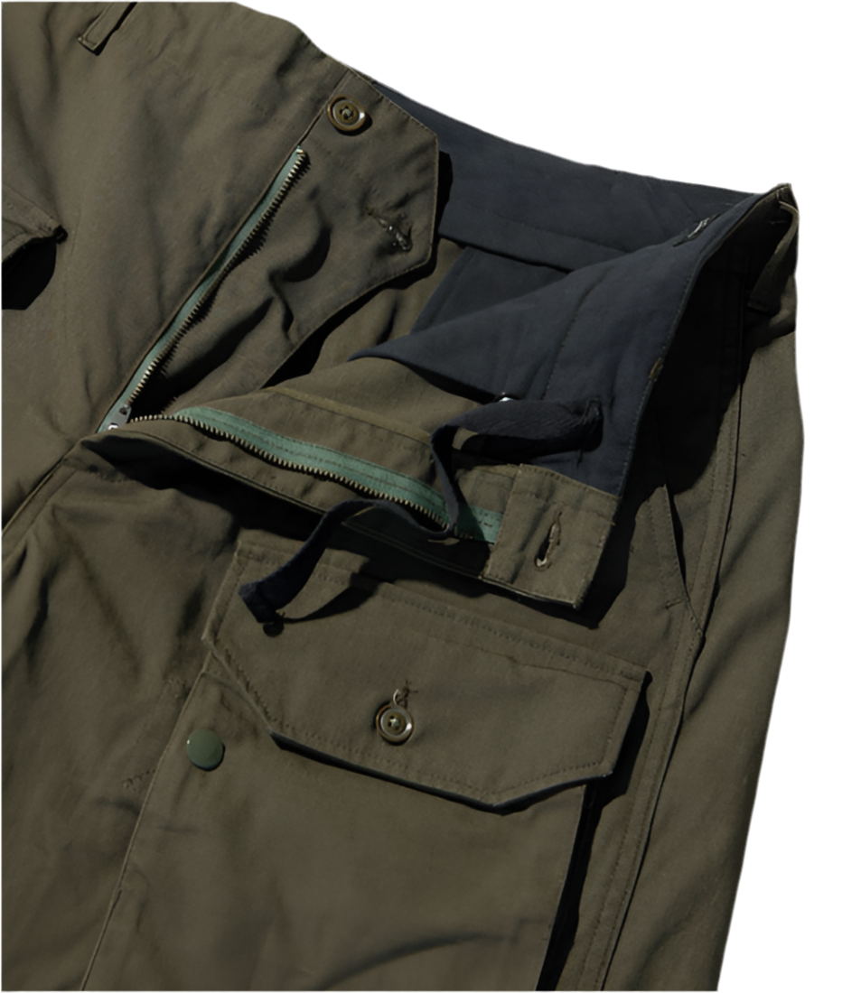 Flight Pant in Olive Heavyweight Cotton Ripstop