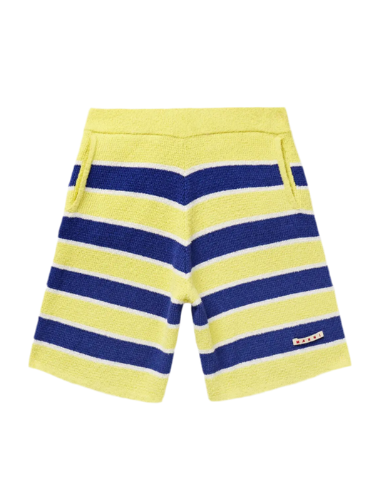 Beach Terry Shorts in Yellow/Navy