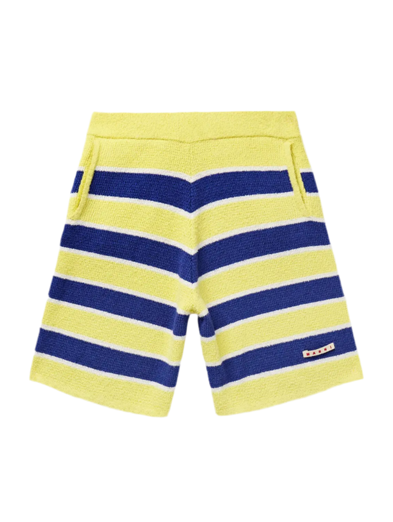 Beach Terry Shorts in Yellow/Navy