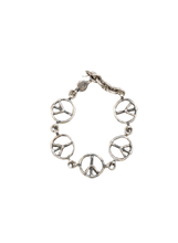 Load image into Gallery viewer, Peace Bracelet in Silver