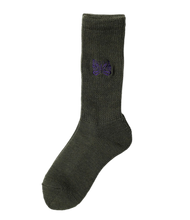 Load image into Gallery viewer, Pile Socks in Olive