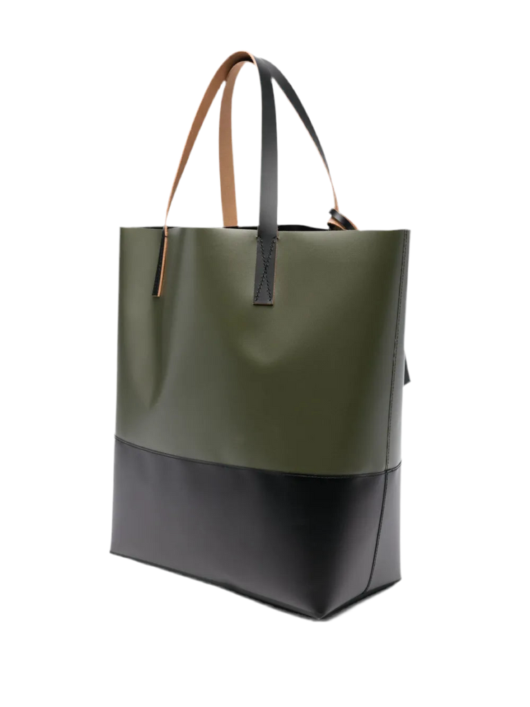 Shopping Bag Everyday Tote in Black/Olive