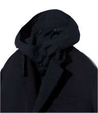 Load image into Gallery viewer, Chester Coat in Charcoal CP Weather Poplin