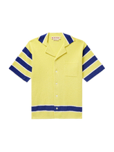 Load image into Gallery viewer, Beach Terry Striped Shirt in Yellow