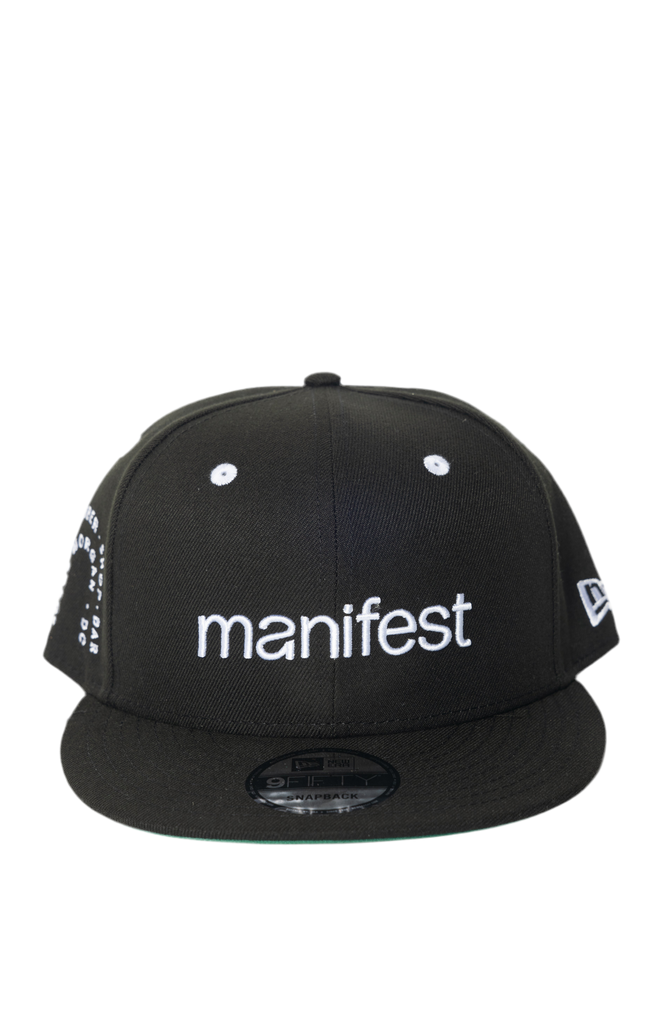 Manifest + New Era Snapback in Black