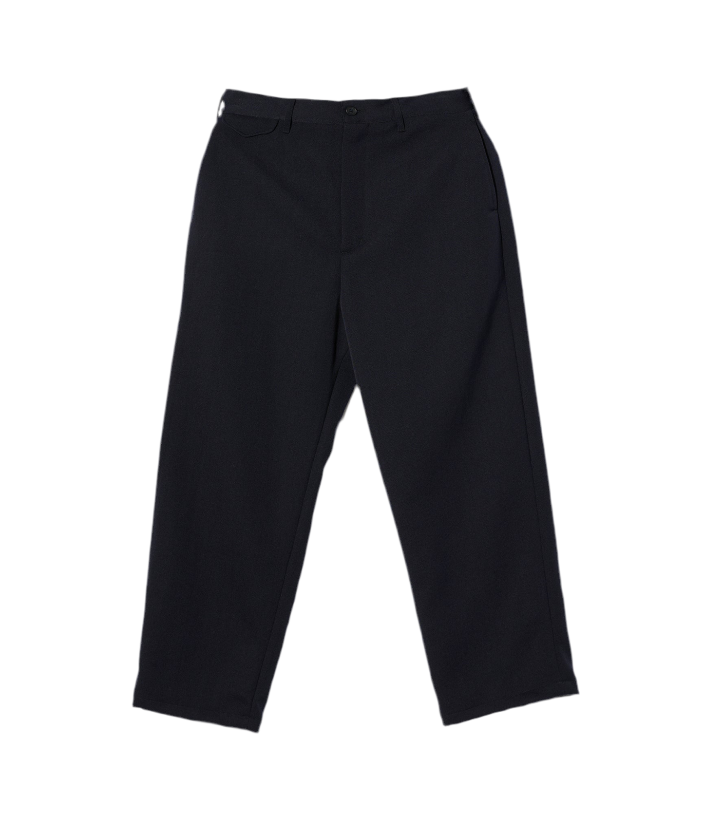 Officer Pant in Dark Navy Heavy Wool Elastique