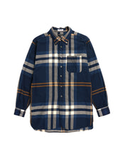 Load image into Gallery viewer, 19 Century BD Shirt in Navy Plaid