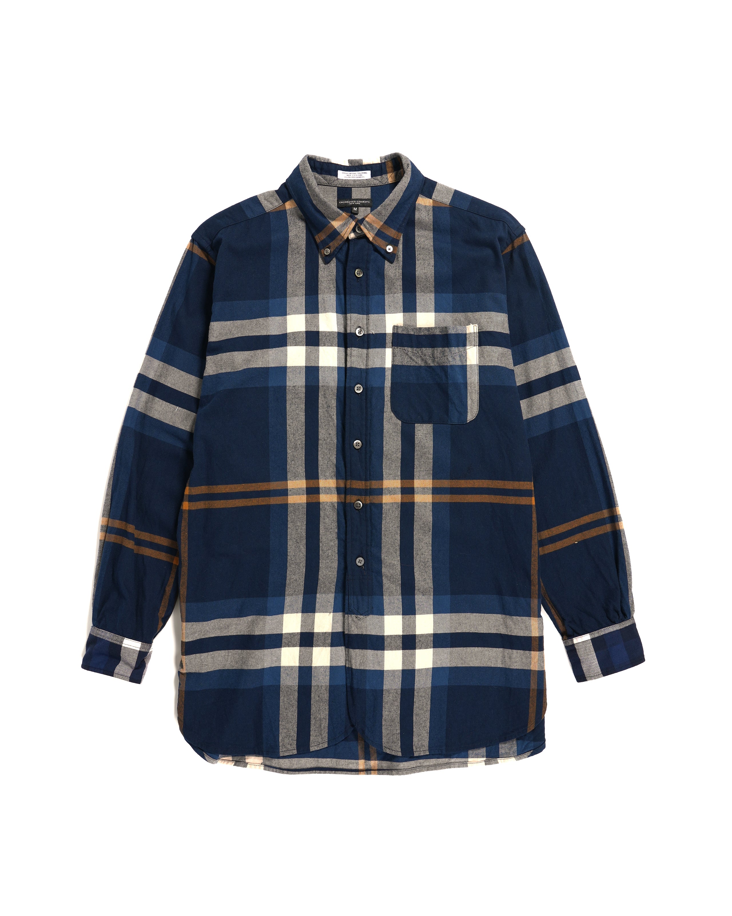 19 Century BD Shirt in Navy Plaid