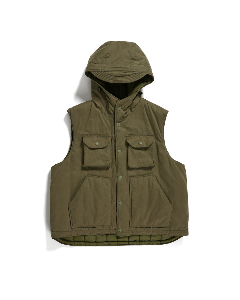 Field Vest in Olive CP Weather