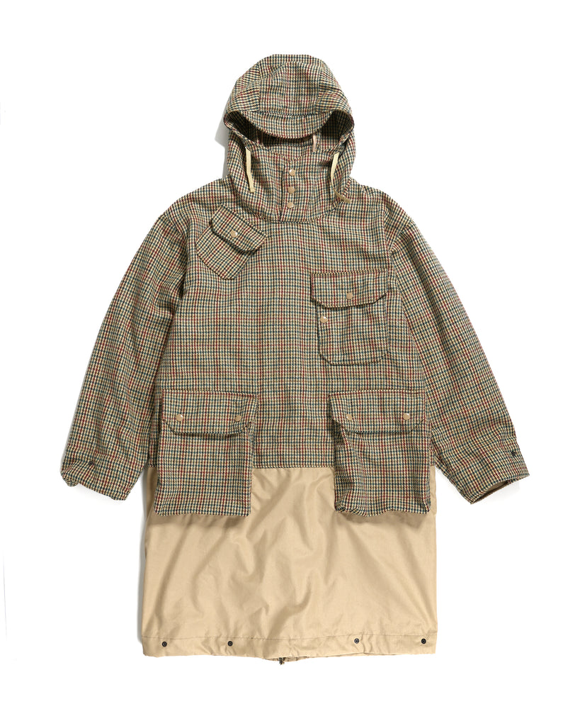 Over Parka in Wool Gunclub Check