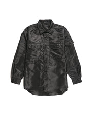 Load image into Gallery viewer, Trail Shirt in Black Poly Twill