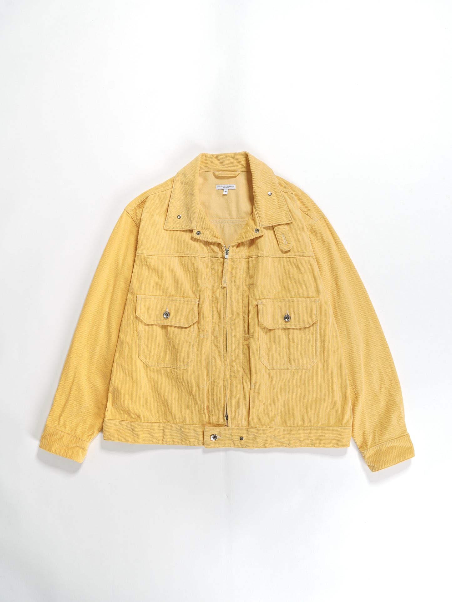 Trucker Jacket in Yellow Corduroy