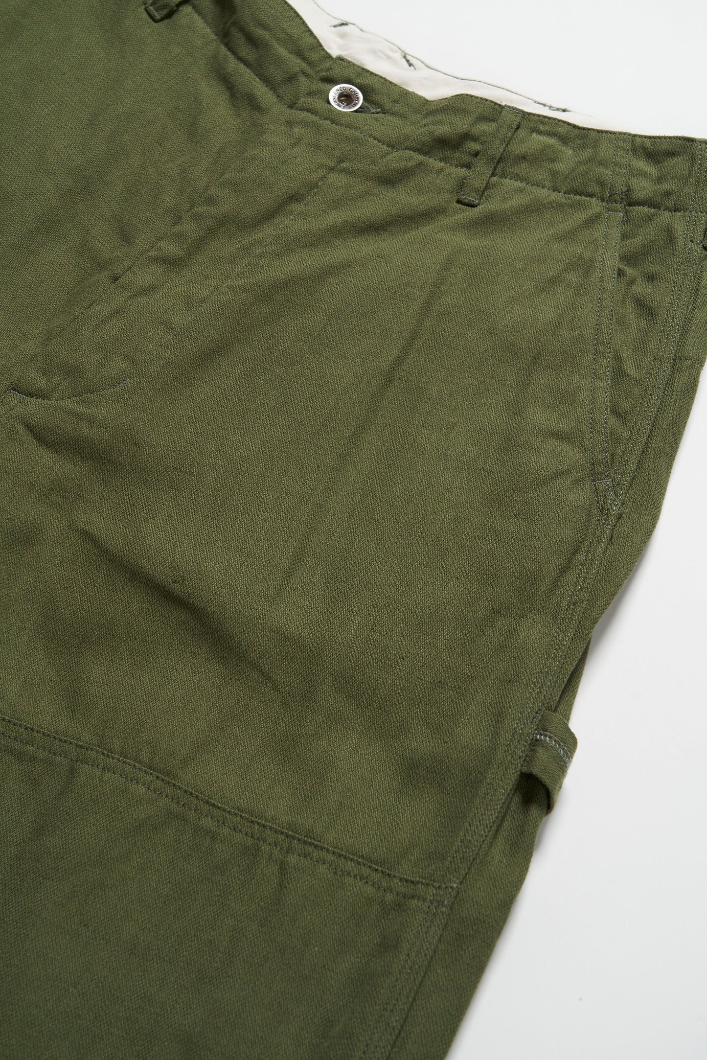 Painter Pant in Olive Cotton Hemp