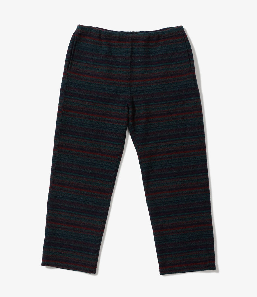 Knit Leisure Pant in Green Fair Isle