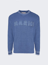 Load image into Gallery viewer, Fisherman Knit Crewneck Sweater in Opal