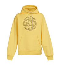 Load image into Gallery viewer, Circle Logo Hooded Sweatshirt in Yellow
