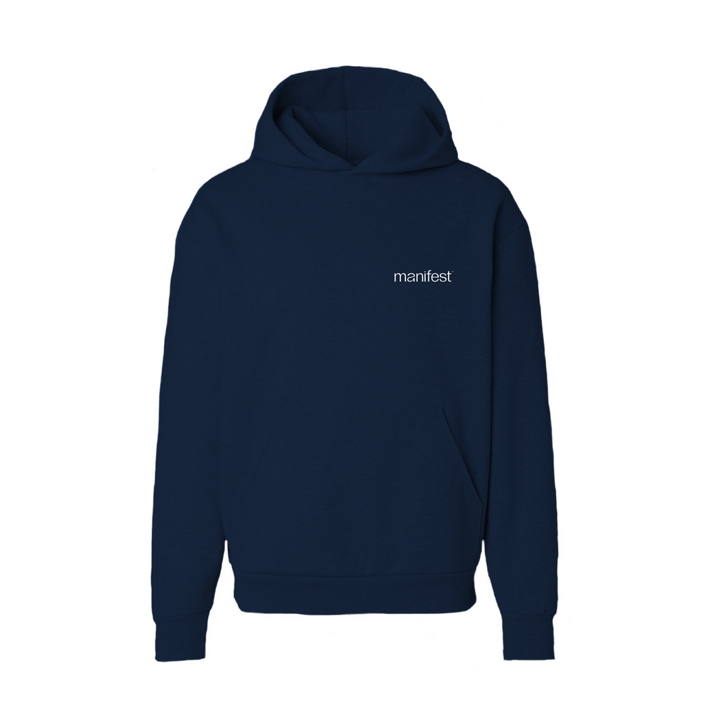 1807 Blueprint Hooded Sweatshirt in Navy