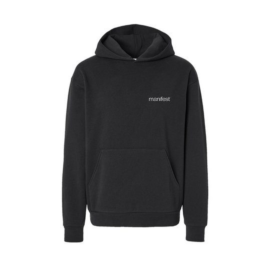 1807 Blueprint Hooded Sweatshirt in Black