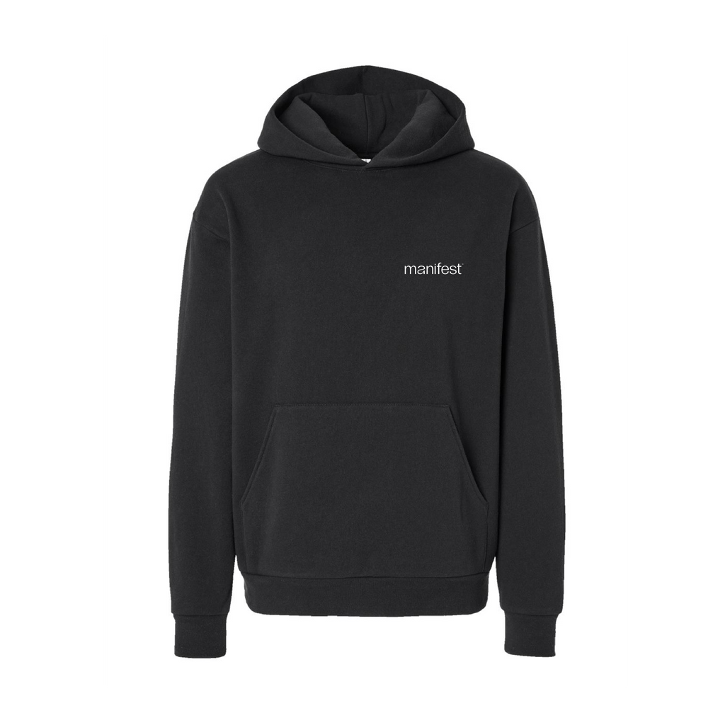 1807 Blueprint Hooded Sweatshirt in Black