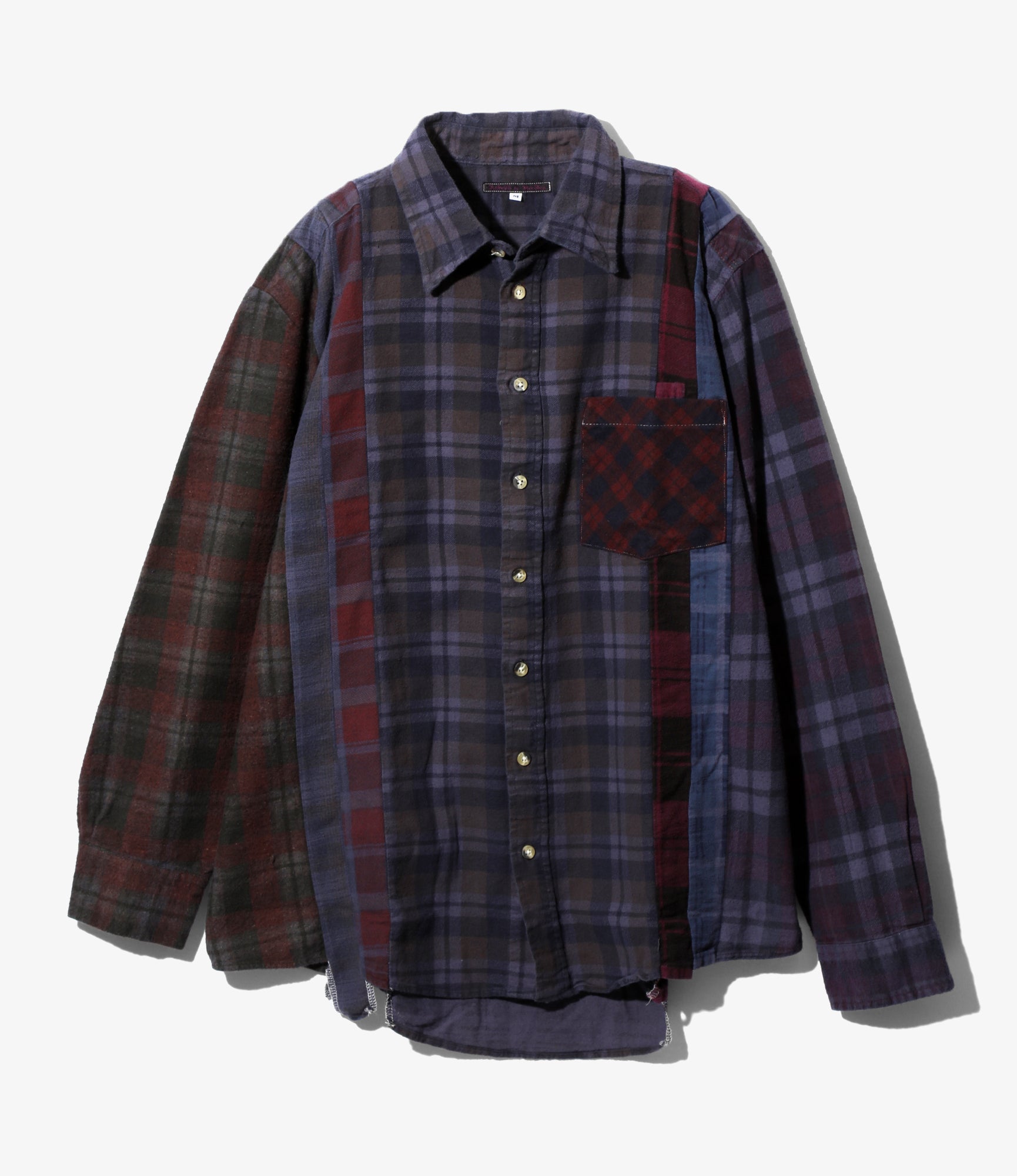 7 Cuts Flannel Shirt in Purple