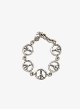 Load image into Gallery viewer, Peace Bracelet in Silver