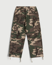 Load image into Gallery viewer, Cotton Ripstop Wideleg Cargo Pant in Camo no