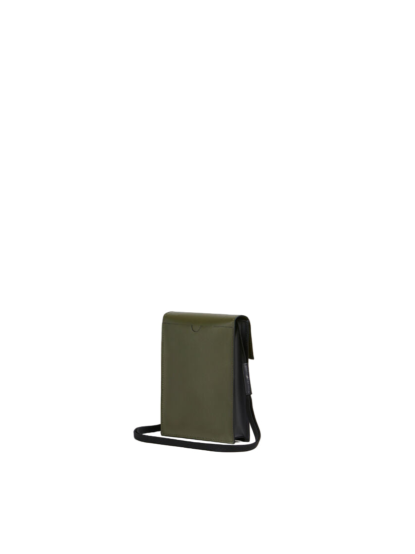 Tribeca Shoulder Bag in Black/Green