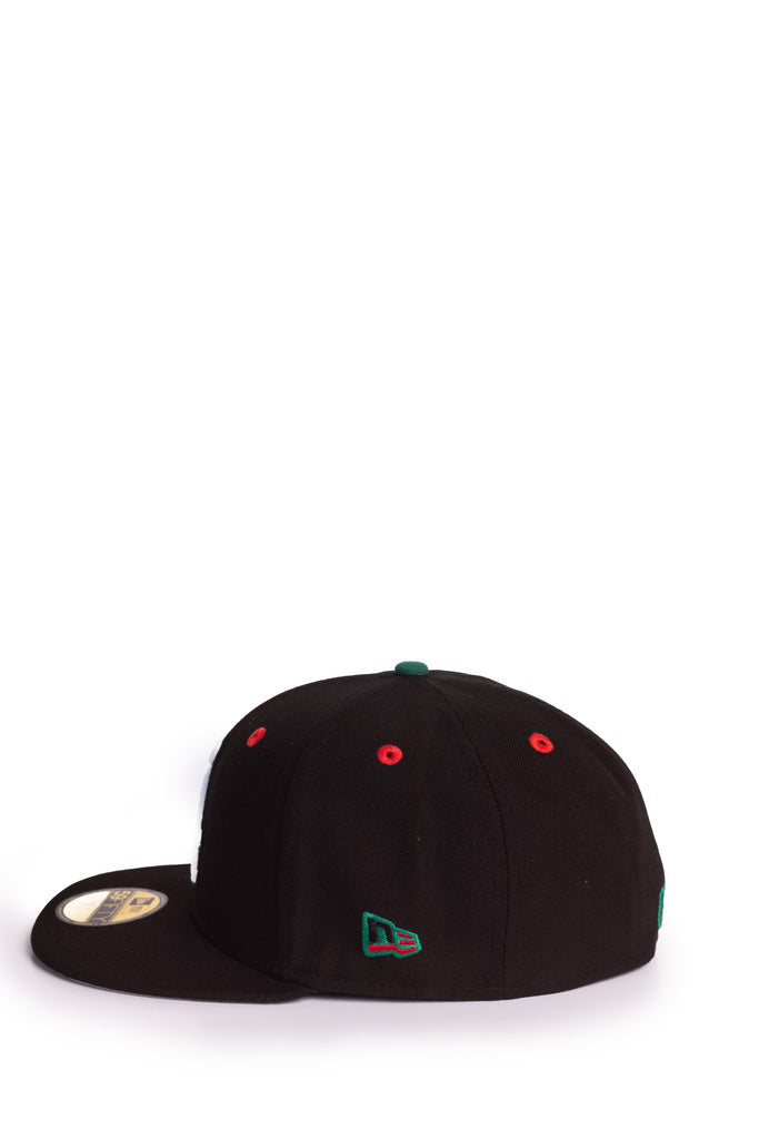 Manifest + New Era LA Dodgers Cap in Black/Red/Green