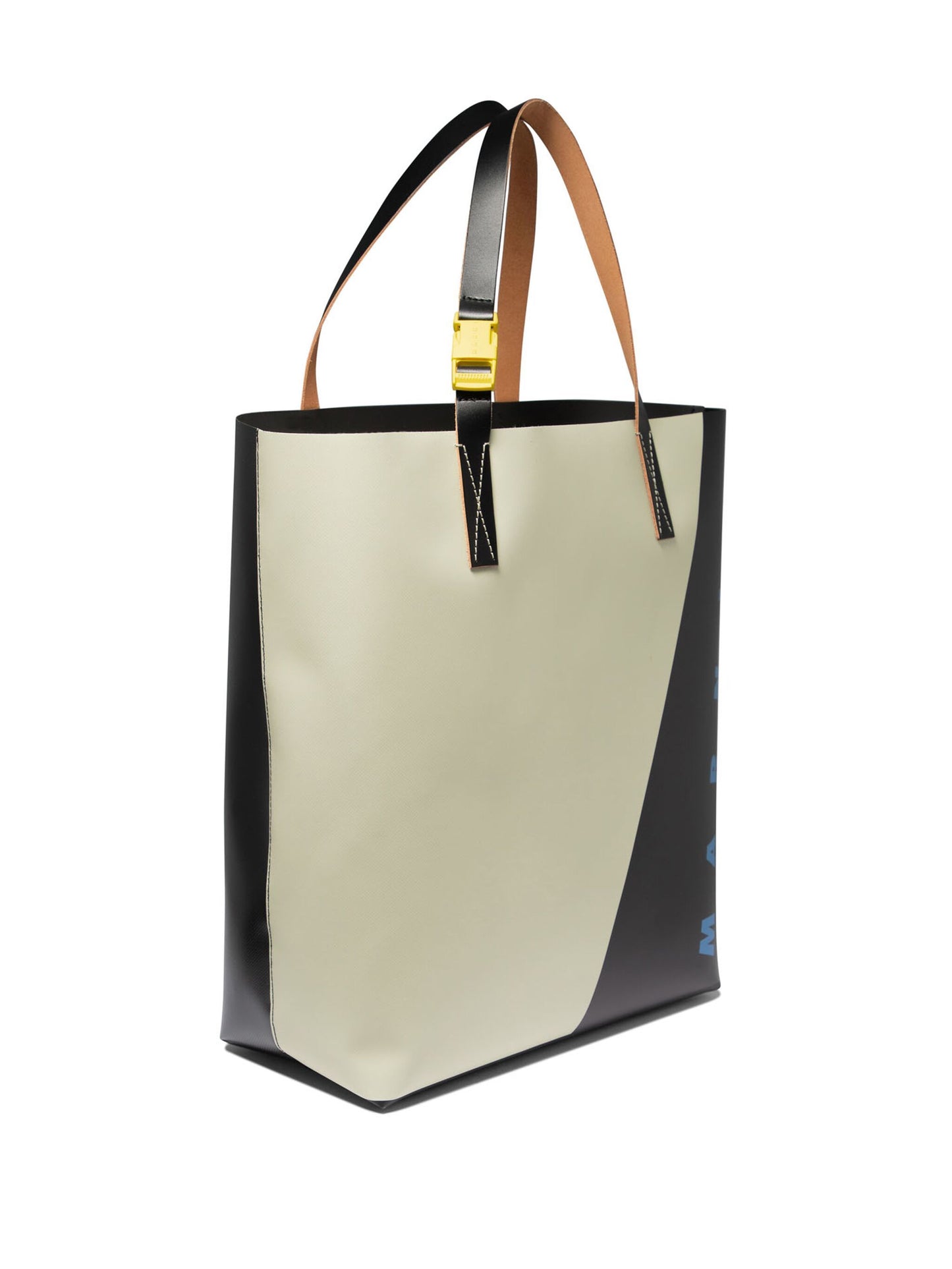Tribeca Shopper with Marni Tag in Black/White