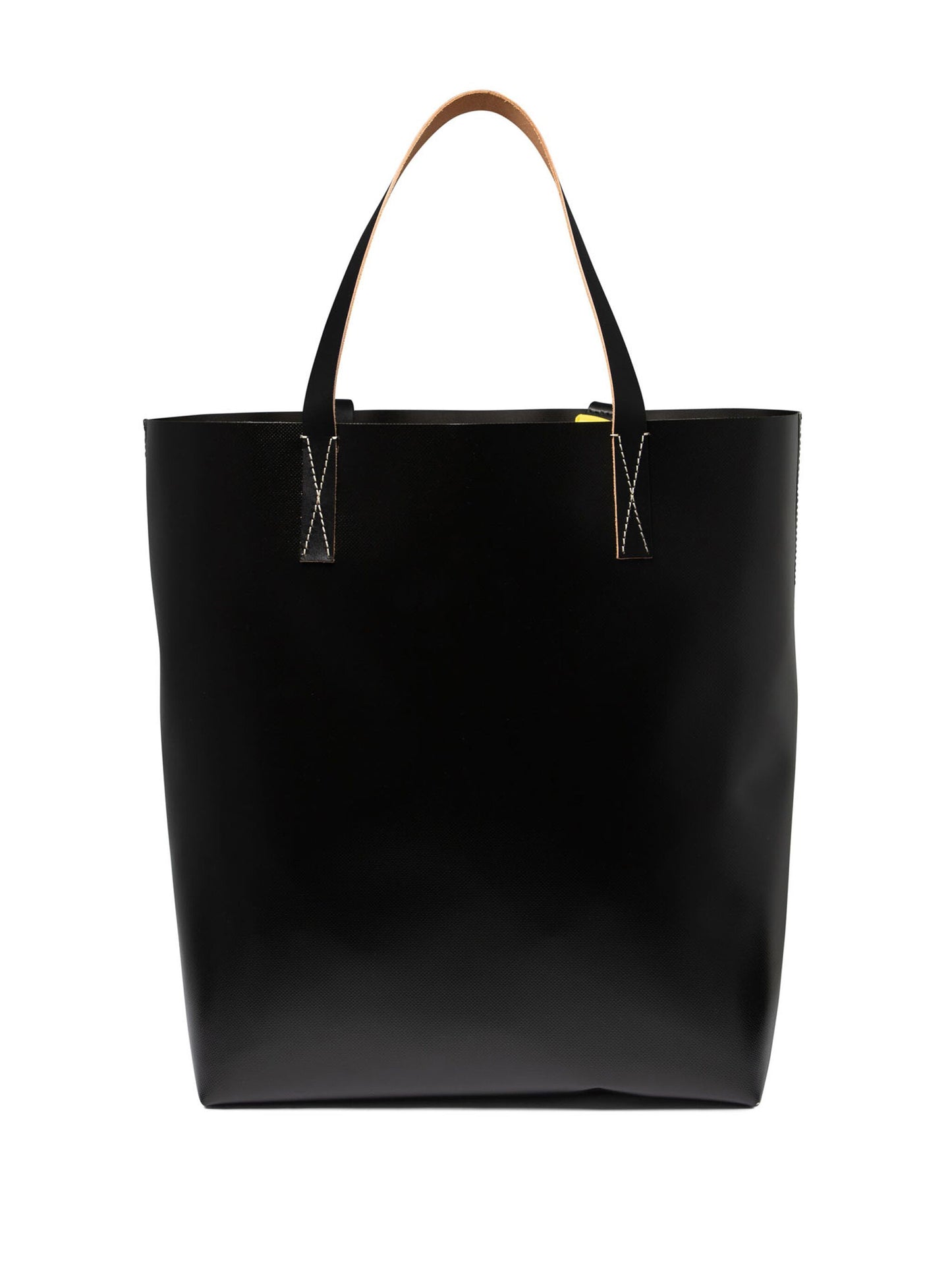 Tribeca Shopper with Marni Tag in Black/White