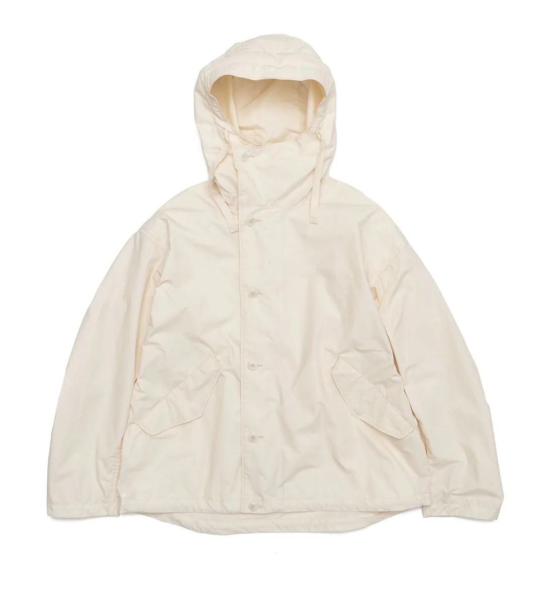 Hooded Jacket in Ecru