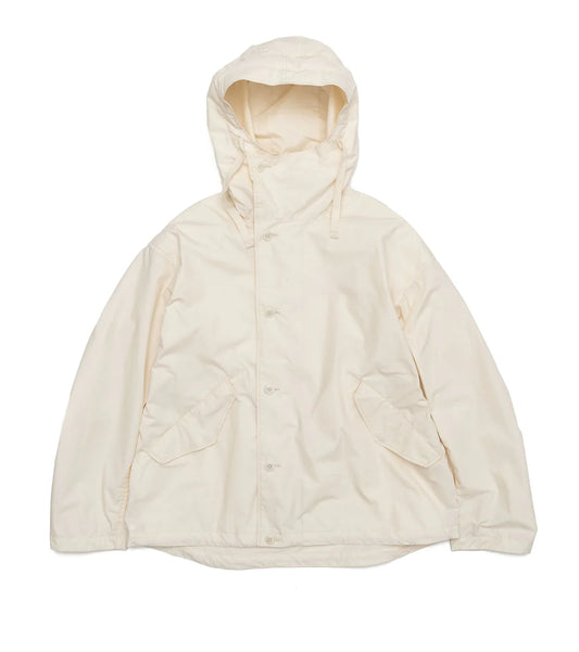 Hooded Jacket in Ecru