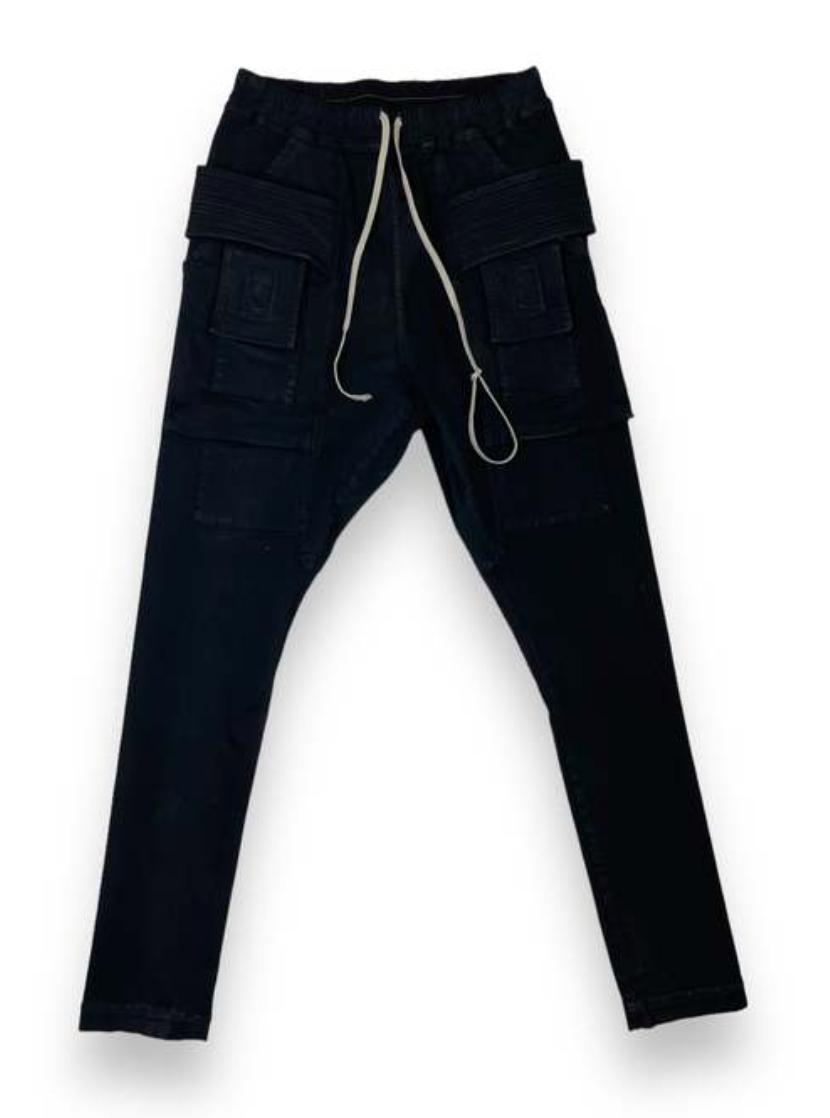 Creatch Cargo Pants in Black Denim – www.manifest.us