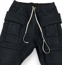 Load image into Gallery viewer, Creatch Cargo Pants in Black Denim