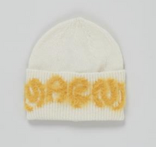 Load image into Gallery viewer, Shetland Wool Logo Beanie in Stone White