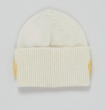 Load image into Gallery viewer, Shetland Wool Logo Beanie in Stone White