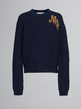 Load image into Gallery viewer, Shetland Wool Embroidered Logo Sweater