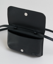 Load image into Gallery viewer, Crossbody Pouchette Bag in Black