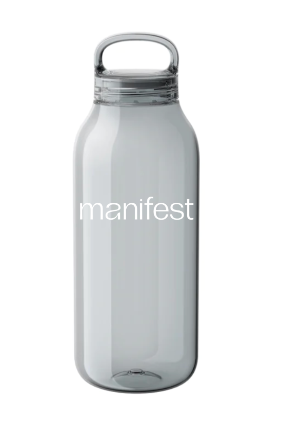 Manifest x Kinto Water Bottle in Smoke