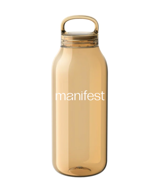 Manifest x Kinto Water Bottle in Amber