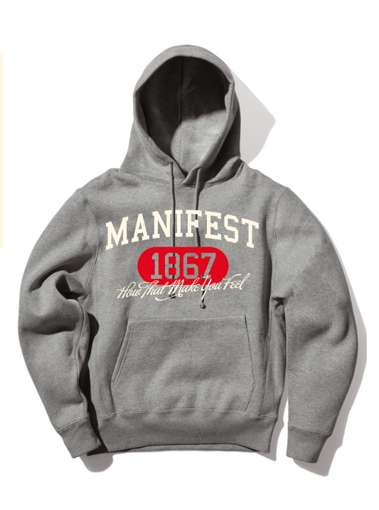 Manifest HTMYF Hoodie in Athletic Grey