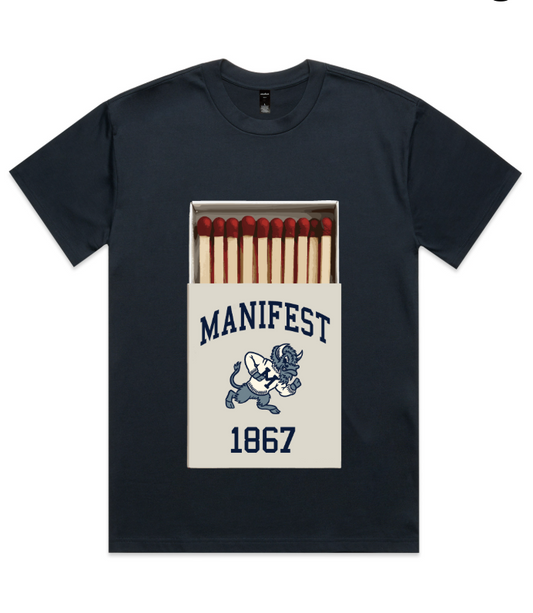 1867 Matchbook T-Shirt in Navy