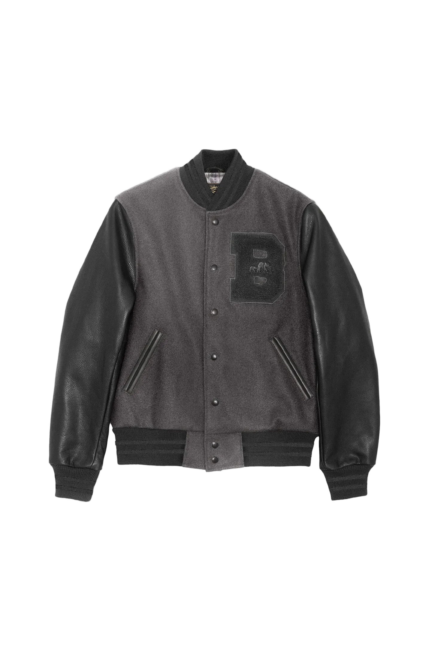 Varsity Jacket in Triple Grey