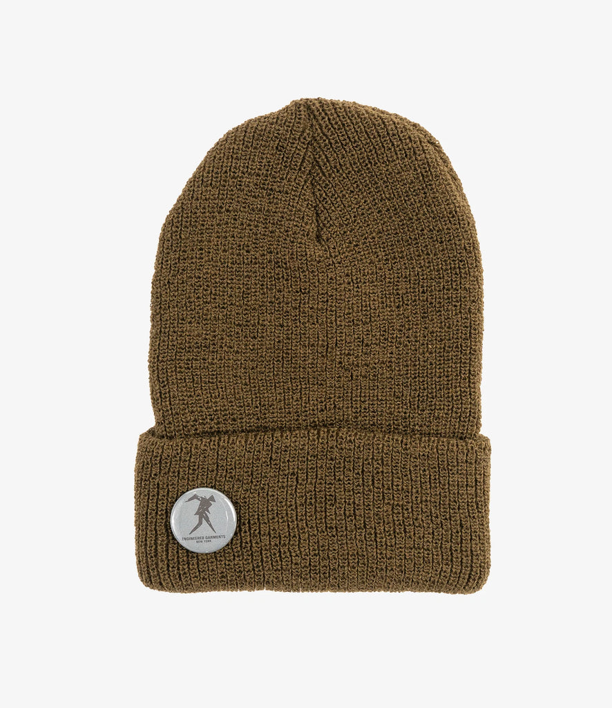 Wool Watch Cap in Olive