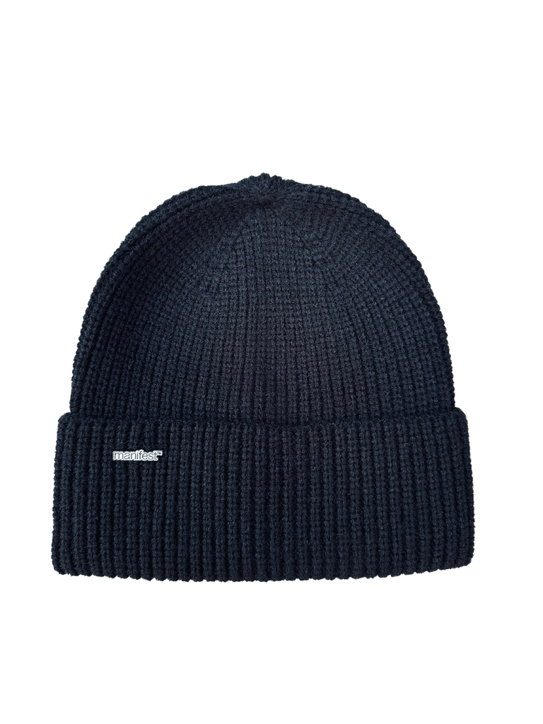 Knit Watch Cap in Black