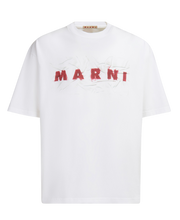 Load image into Gallery viewer, Wrinkled Marni Logo T-Shirt in White