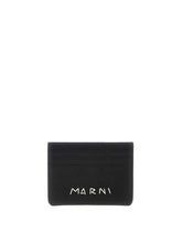 Load image into Gallery viewer, Cardholder with Mending Embroidering in Black
