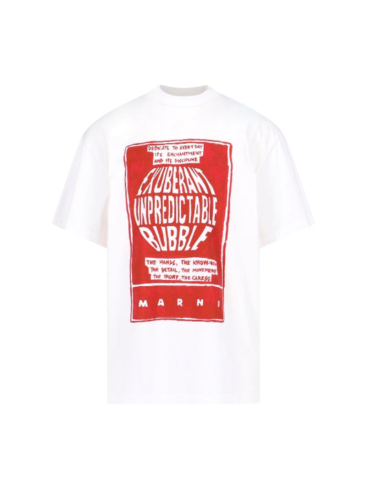 Bubble Organic T-Shirt in Lily White