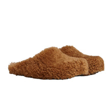 Load image into Gallery viewer, Fussbett Sabot Shearling Clog in Brown