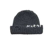 Load image into Gallery viewer, Ribbed Wool Beanie in Dark Grey